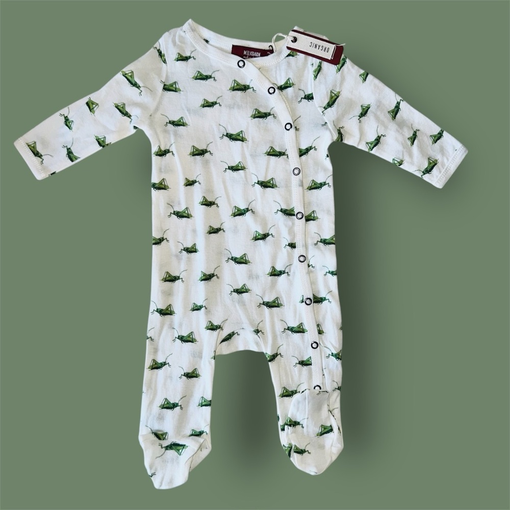 NWT Milkbarn Cotton Footie
